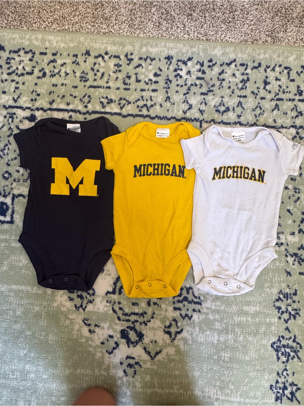 University Of Michigan Onesies